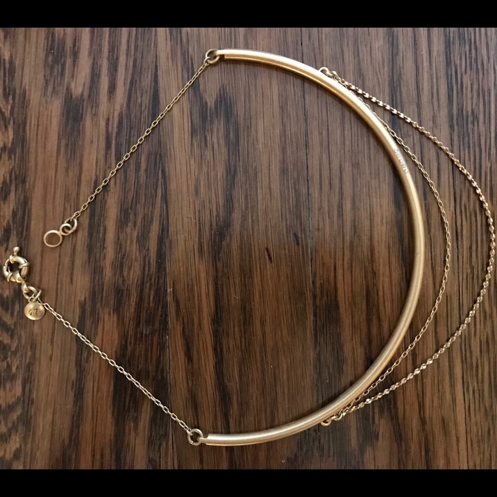 Madewell bronze choker necklace